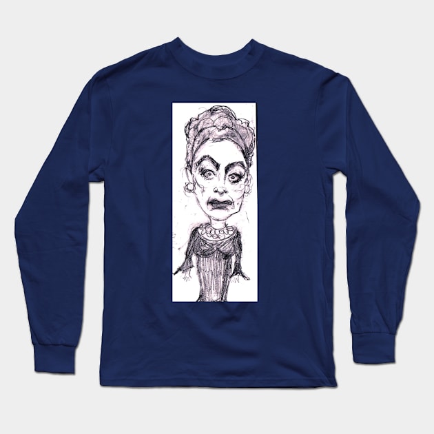 joan crawford Long Sleeve T-Shirt by laurenspitzberg